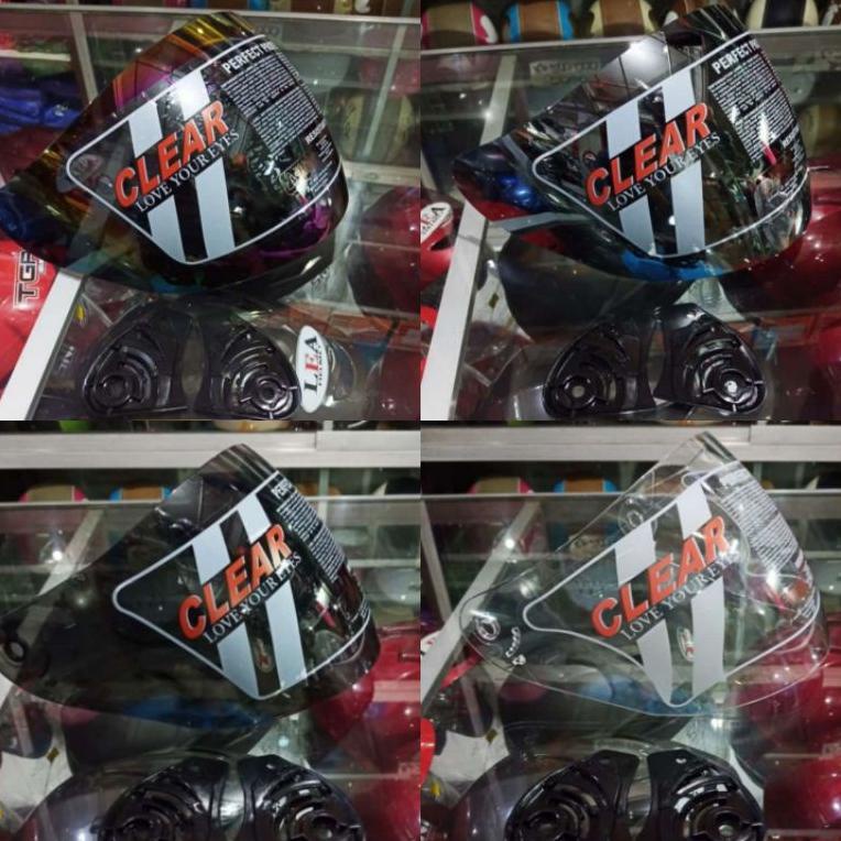 Baru Cod Kaca + Rachet Helm Ink Centro Ink Metro Kyt Djmaru Galaxy Gix Ava Best1 Clear Silver Hitam 
