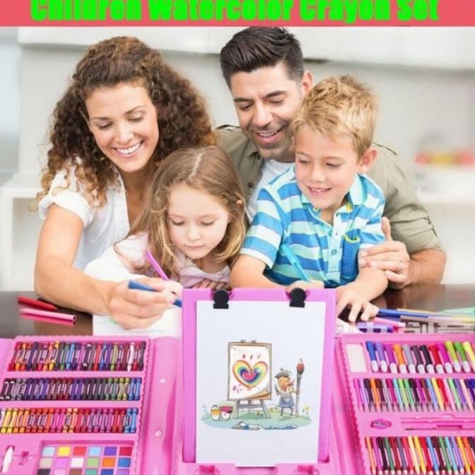 

Crayon Anak Set 208 Pcs Pensil Warna Alat Lukis Gambar Jumbo Sekolah A