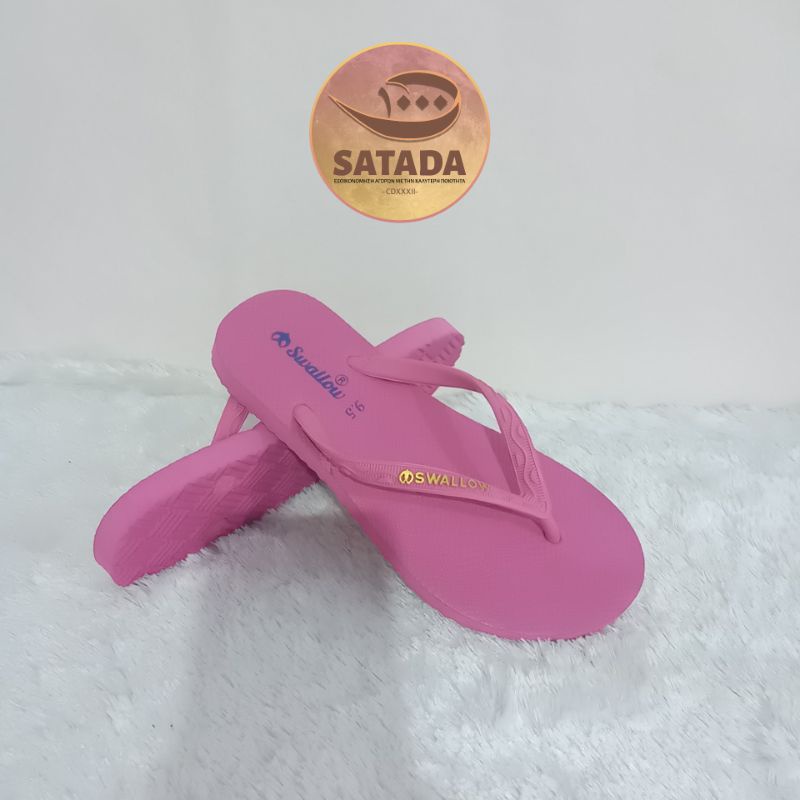 Sandal Jepit Karet Swallow Nice Polos Original (Bisa Lusinan)
