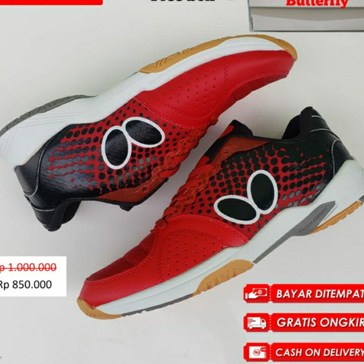 *Promo* Sepatu Butterfly Sepatu Tenis Meja Butterfly Sepatu Butterfly Sepatu Olahraga Tenis Meja but