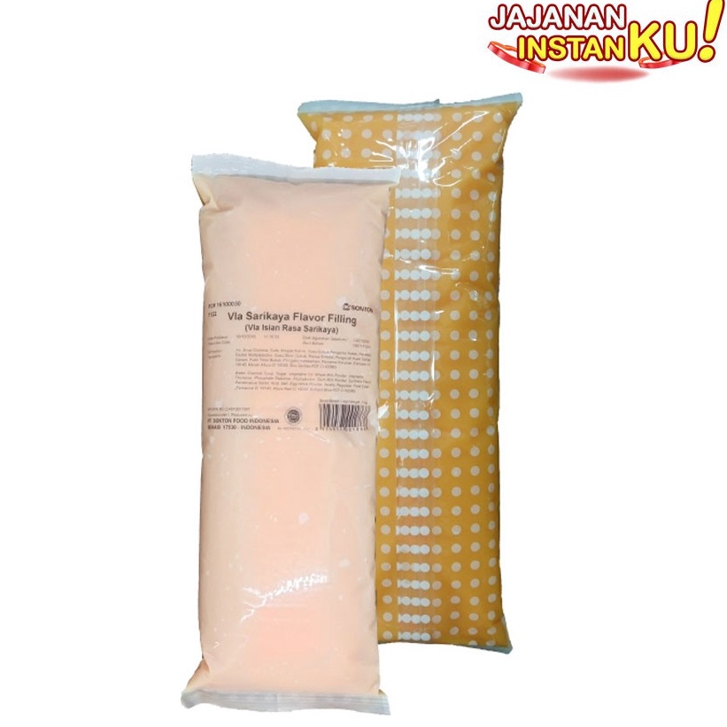 

Ready.. Sonton Vla Isian Sarikaya / Filling Srikaya 1kg - Untuk Roti Bolu kue W0B