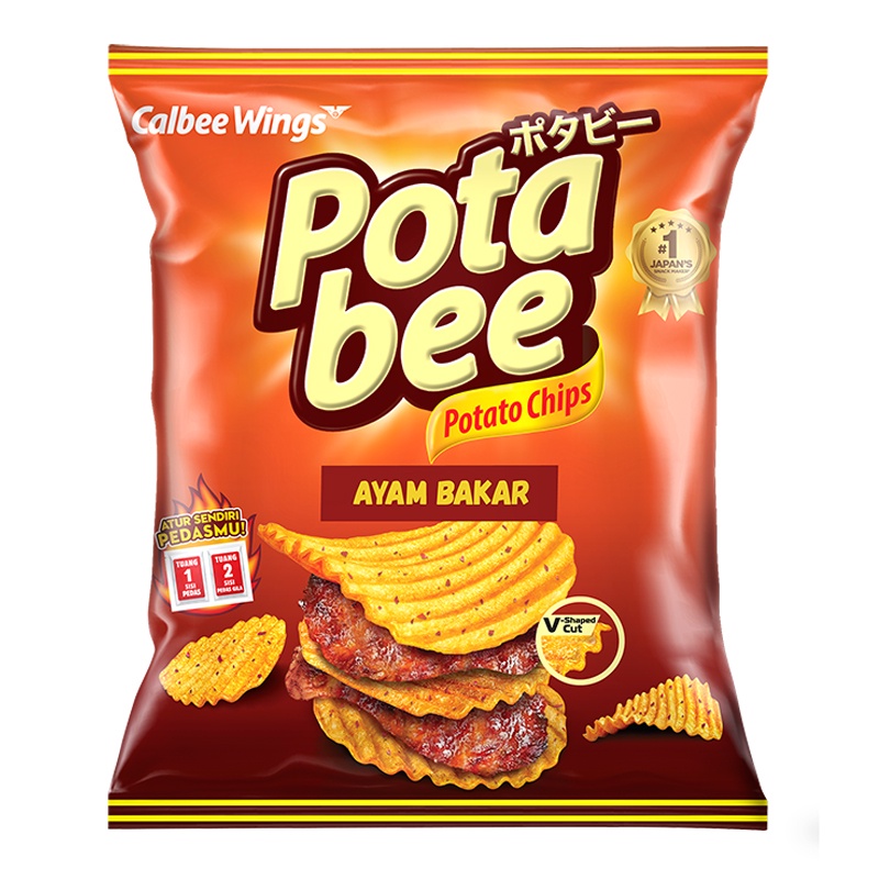 

POTABEE Potato Chips Ayam Bakar 35 g