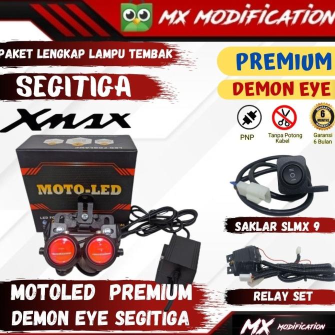 Paket Lengkap Lampu Tembak khusus XMAX di segitiga