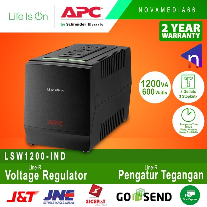Terlaris Stabilizer Apc 1200Va Lsw1200-Ind