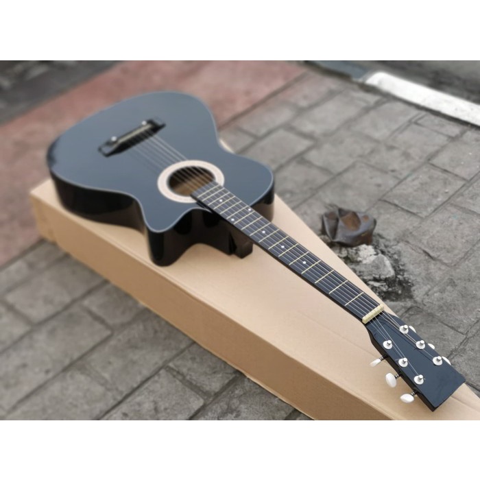 Best Seller Gitar Akustik Hitam Bandung