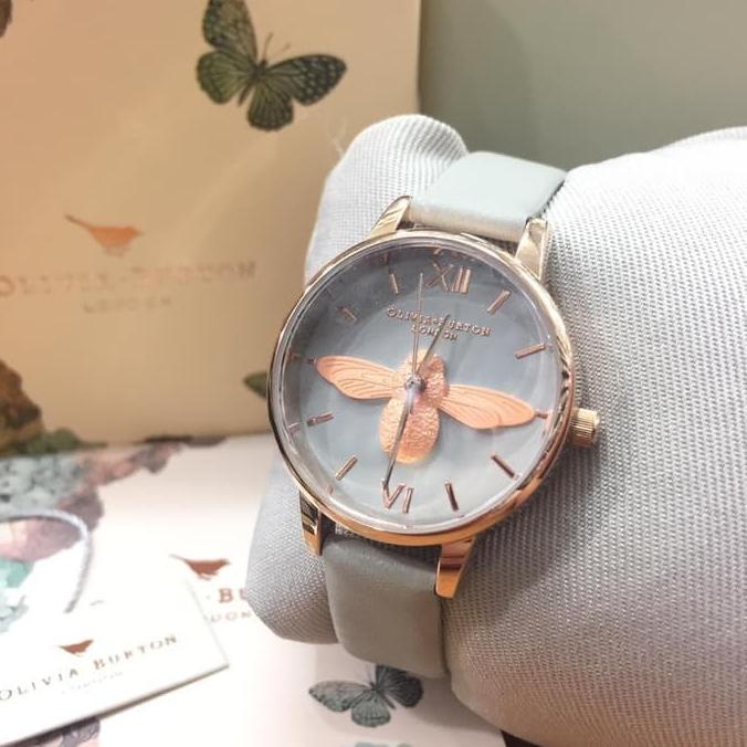 Jam Tangan Olivia Burton Kulit 1B/ Jam Tangan Wanita Olivia Burton