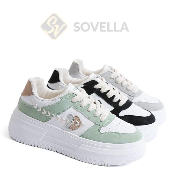 SOVELLA Havana Sepatu Sneakers Tali Wanita Import