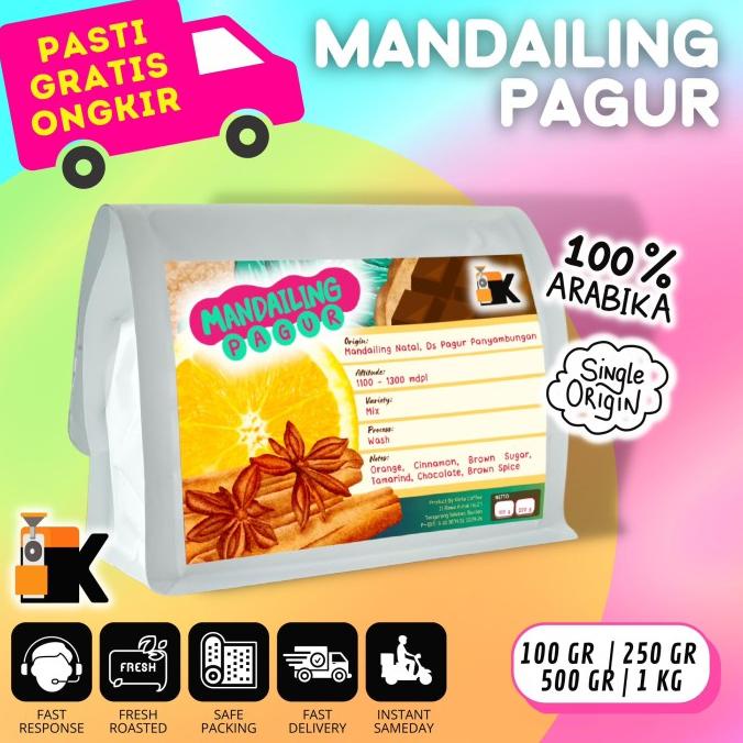 

Kopi Arabika Mandailing Pagur Panyabungan 250Gr (Biji/Bubuk)