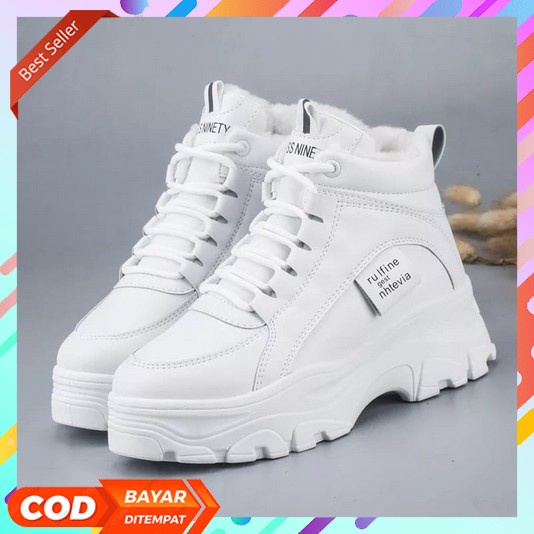 Sepatu Boots Wanita Korean Style Terbaru 2023 Boot Remaja Karet Dewasa Sekolah Korea Viral Bootss Ti