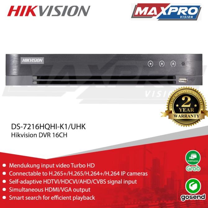DVR HIKVISION DS-7216HQHI-K1/UHK