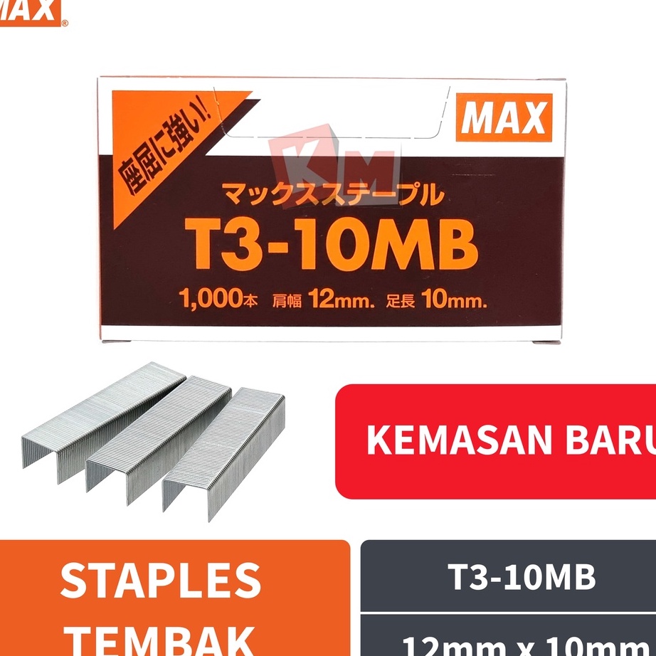 

Super Promo❅➟ RRKBT Isi Refill Stapler / Staples Tembak MAX T3-10MB T310MB A55 Best Terlaris