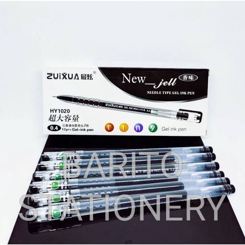 

CZGPN PULPEN GEL ZUIXUA NEW JELL ISI 12, WARNA HITAM [1Pak/12Pcs] Ready