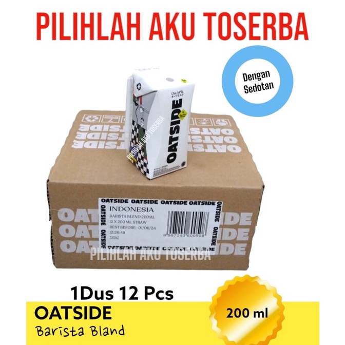 

Promosi Menarik OATSIDE BARISTA BLEND SEDOTAN Susu Oat Milk 200ml - (1 DUS ISI 12 pcs)