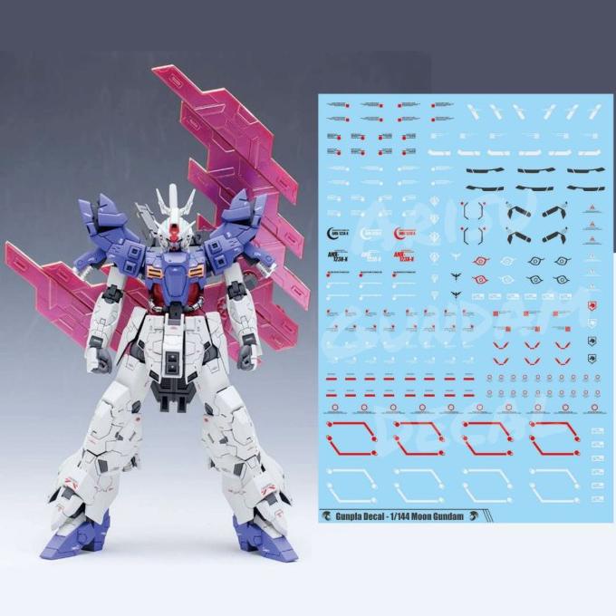 Water Slide Decal Moon Gundam 1/144 HG