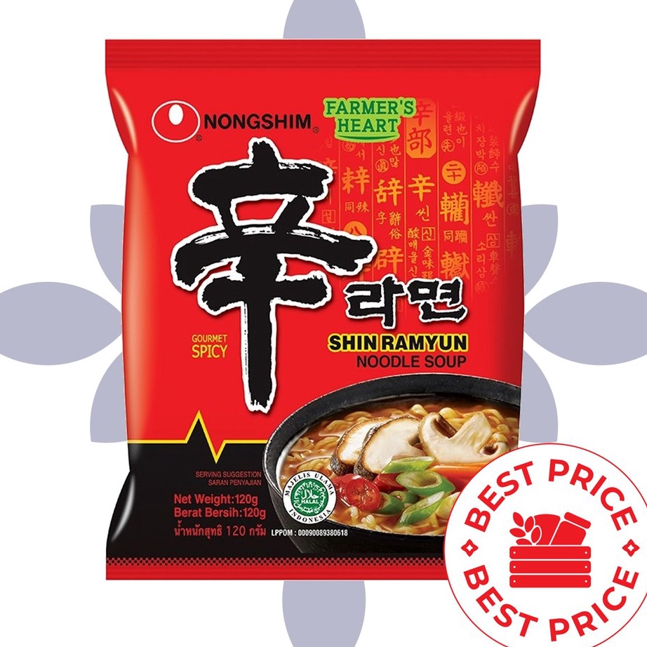 

Super Promo➫ KKEHJ NONGSHIM - SHIN RAMYUN SPICY GOURMET MUSHROOM - 120 GR (MIE INSTAN KOREA) Z86 ✱Ready