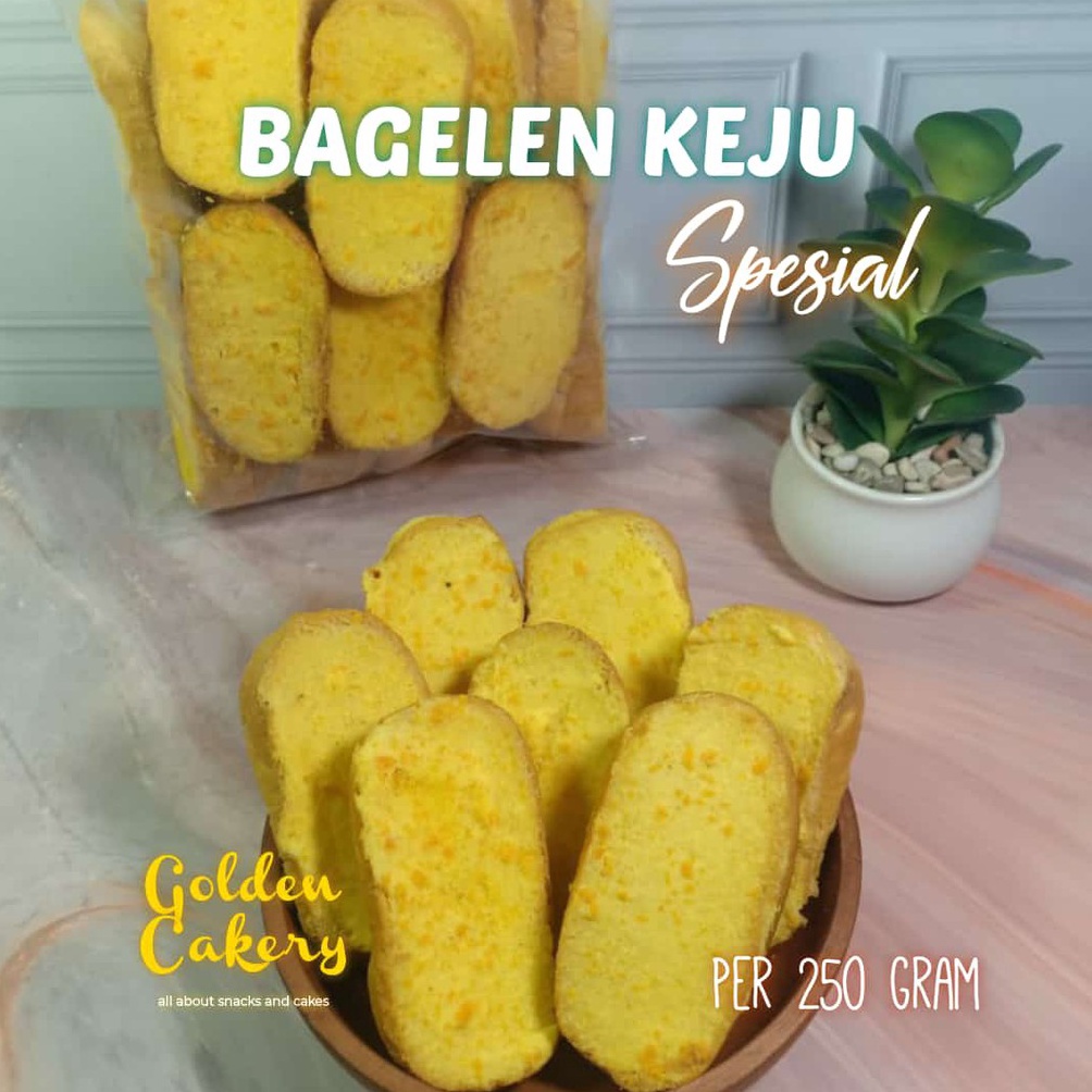 

Terlaris.. Aneka Bagel Bagelan BAGELEN Butter Keju - 250 gr HE9