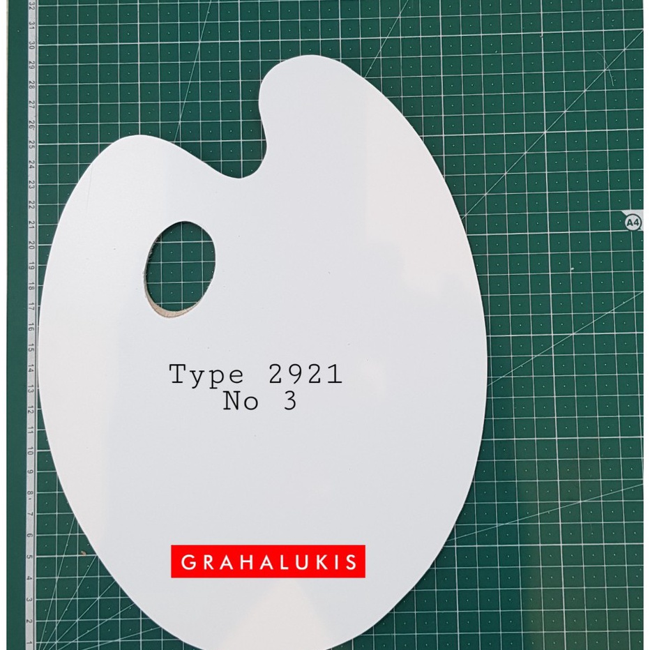 

✧Ready Stock❋➽ IJDKM Palet Cat Kayu Oval Type 2921 No.3 P73 ➚Kirim Sekarang