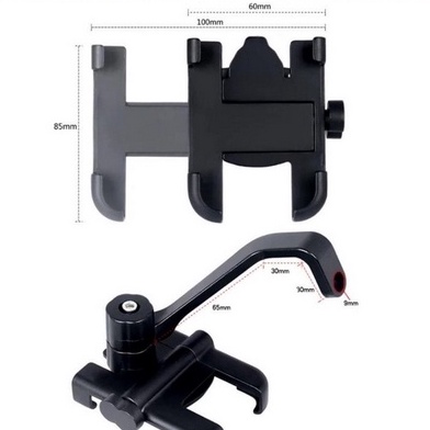❋ Holder C2 besi full aluminium holder sepeda motor spion holder hp besi holder spion besi alumunium