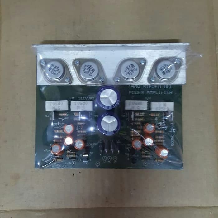 KIT POWER AMPLIFIER BOXER 200W 4 JENGKOL + POWER SUPPLY