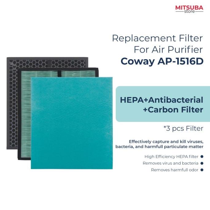 Khusus Grab - Replacement Filter Air Purifier Coway Ap-1516D / Rahmipuspitaa91