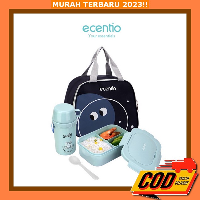 Tempat Bekal Anak Tk Tas Set Alat Makanan Siang Lunch Box Anak2 Laki Laki Perempuan Lunchbox Dewasa 