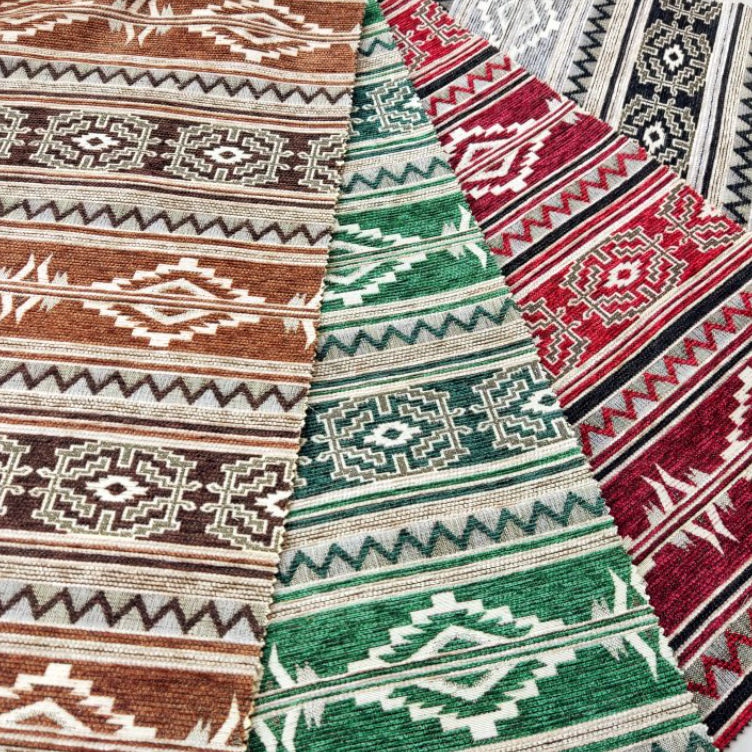 ・MCW Bahan Kain Chenille Premium Meubel Sofa Lesehan / Jok / Kursi Motif Arab Klasik - Ethnic y Spec