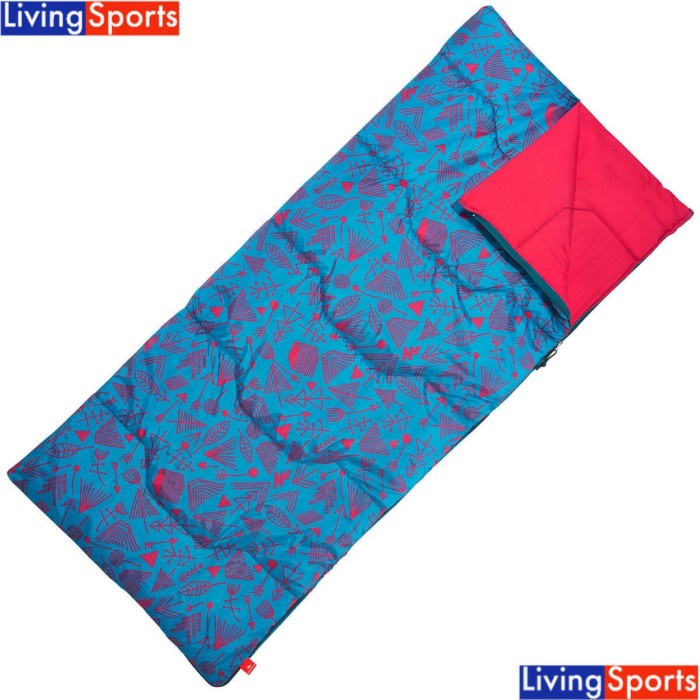 Terlaris Sleeping Bag Anak Kids' Mountain Hiking Sleeping Bag Arpenaz 20 Blue