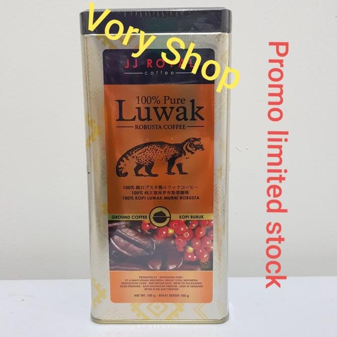 

Jj Royal Coffee 100% Pure Luwak Coffee Bubuk