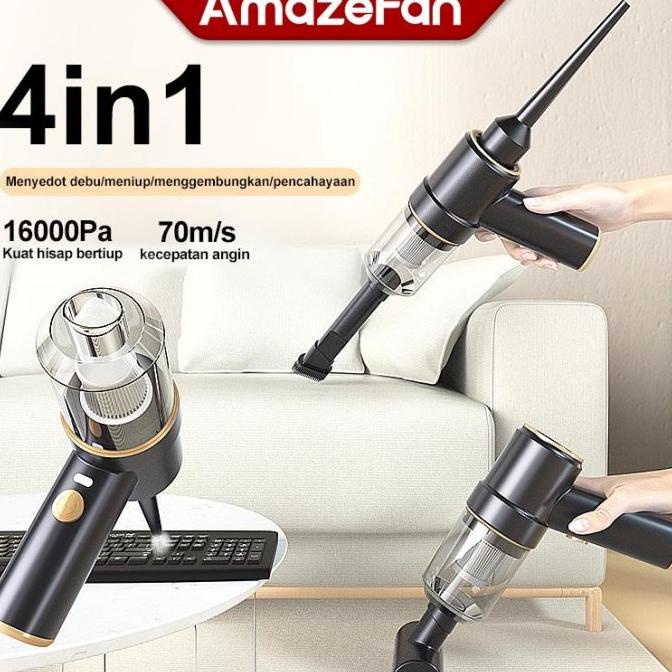 AmazeFan 16000Pa Wireless Vacum Cleaner 60000rmp Air Duster Blower