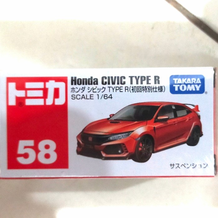 Terlaris Tomica Honda Civic Type R 58 Red Diecast