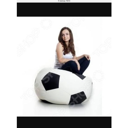 Sofa Tiup Angin Dewasa Kursi Karakter Bola Bestway Soccer 75010 Murah