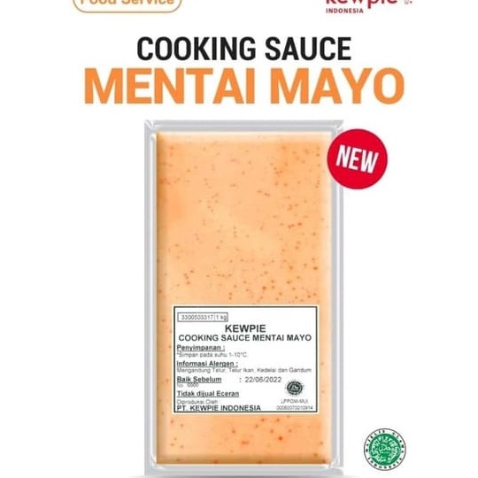 

Big Sale Kewpie Cooking Sauce Mentai Mayo 1kg - Saus Mentai