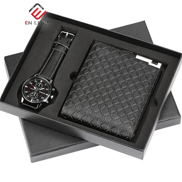 HARGA BERSAHABAT EN LIGNE - Jam Tangan Pria Set - Jam Tangan Gift - Jam Tangan Kado - Jam Tangan Dom