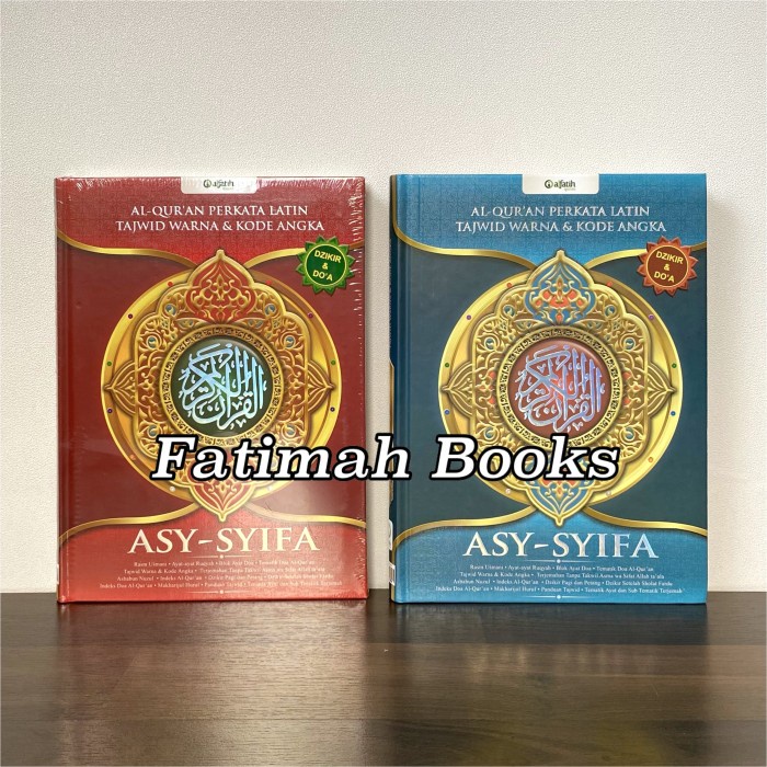 Ready  Alquran Asy Syifa A4, Alquran Terjemah Perkata, Alquran Latin Tajwid ORIGINAL ASLI