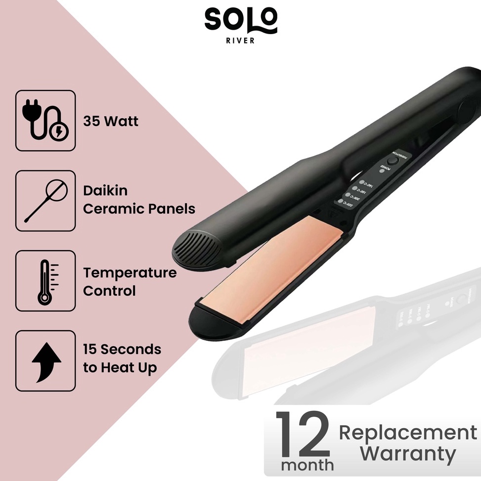 REKOMENDASI. Solo River Catokan Rambut Ion Hair Curler Catok Automatic Wet Dry Dual Use Hair Straigh