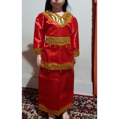 BAJU ADAT MINANG TK/BAJU TARI MINANG TK CEWEK