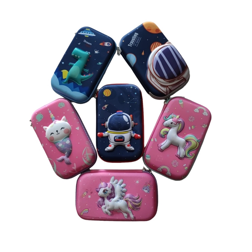 

>V44859) TEMPAT PENSIL BESAR GAMBAR 3D ANAK