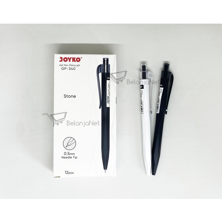 

Diskon.. Pulpen Pen Gel | Gel Pen Joyko Cetek Stone GP-340 0.5 mm Mata Jarum [1 LUSIN] 7RM