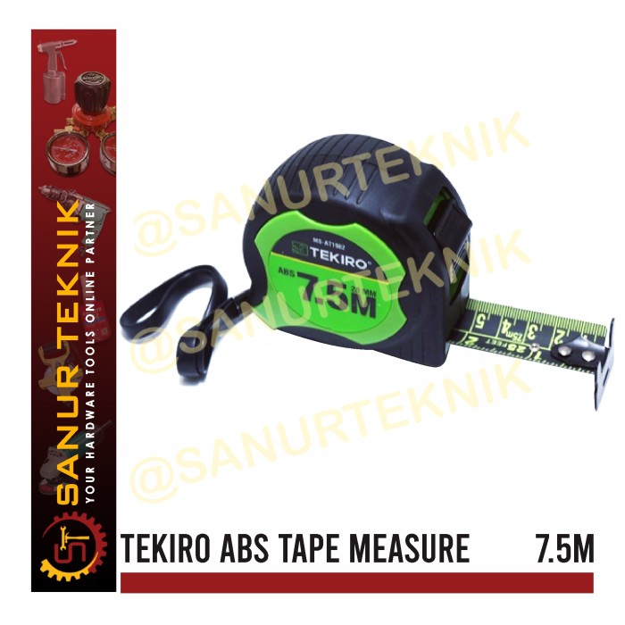 FLASH SALE TEKIRO ABS TAPE MEASURE / METERAN ABS 7.5M 7.5 M 7.5 METER TERBARU