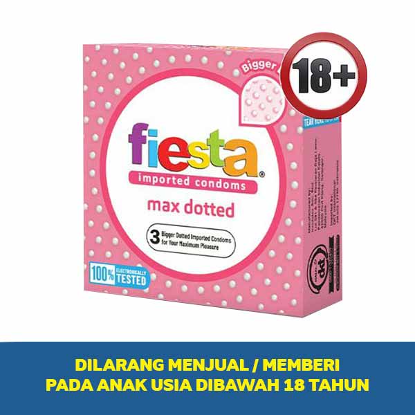 FIESTA KONDOM MAX DOTTED 3 PCS