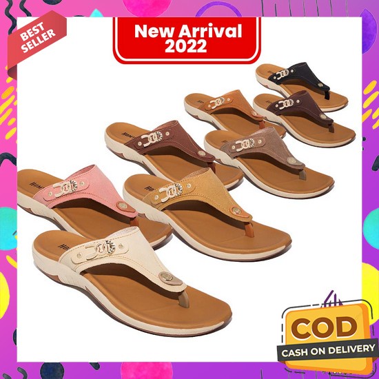 Sendal Peremp Sandal Wanita Sensal Cwek 2023 Sendl Cewek Casual Santai Sndel Fashion Wanita Kekinian
