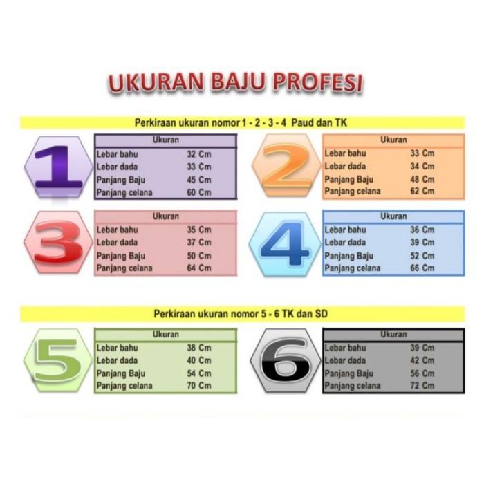 Baju Polwan Anak Anak Baju Polisi Wanita Kostum Polisi