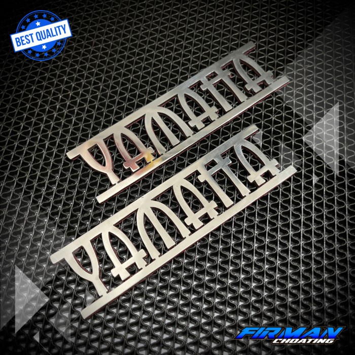 emblem yamaha tangki rx king rxs rxk yt115 custom stenlis (sepasang)