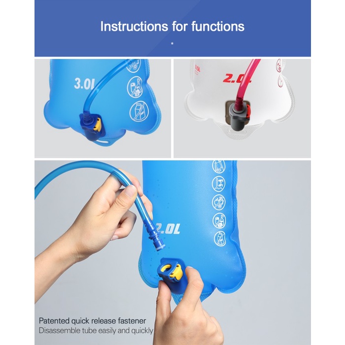 Water Blr Rhinowalk Hydration Blr Flexible Brush 2L Rk18101