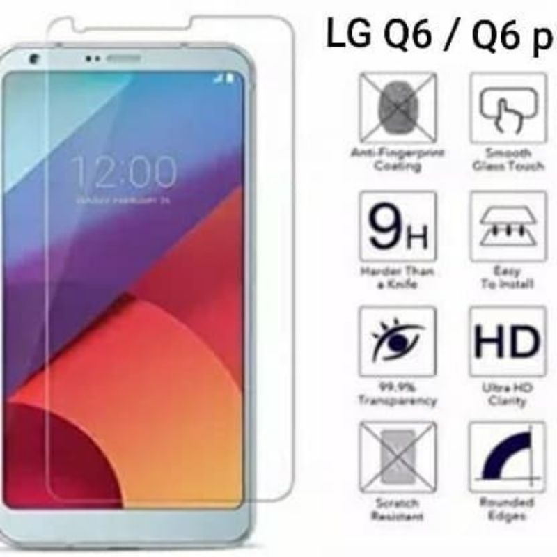 ANTI GORES LG Q6 Q6+ Q7 Q52 Q60 Q61 TEMPERED GLASS CLEAR BENING SCREEN GUARD PROTECTOR KACA PREMIUM