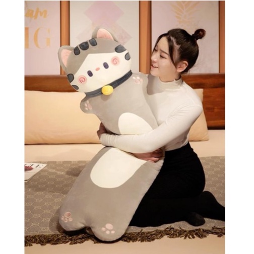 HFN Guling Boneka Kucing Nyanko Sensei Bahan Plush