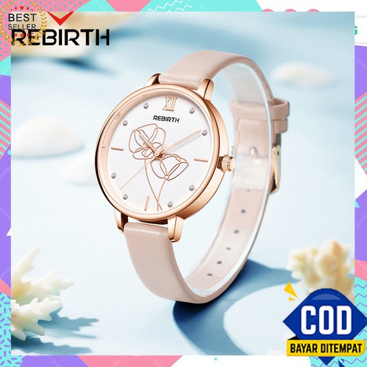 Jam Tangan Wanita Dewasa 2023 Branded Wanita Natal  Anti Air Cewek Casual Stainless Mewah Kekinian D
