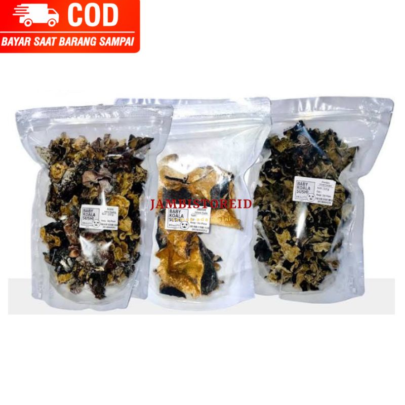 

(JAMBISTOREID) JAMBI LANGSUNG KIRIM Jamur Kuping 250gram Kering Dried Black Jelly Mushroom Jambi