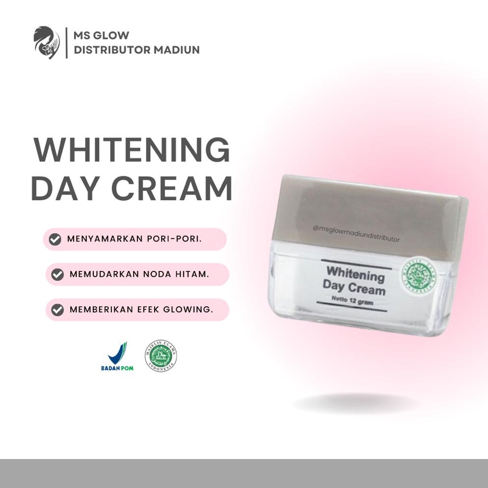 MS GLOW DAY CREAM WHITENING SKINCARE rr8jd