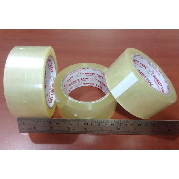 

Promo Lakban Bening 2 Inc 90 Yard Full Solasi Selotip Tape Packing